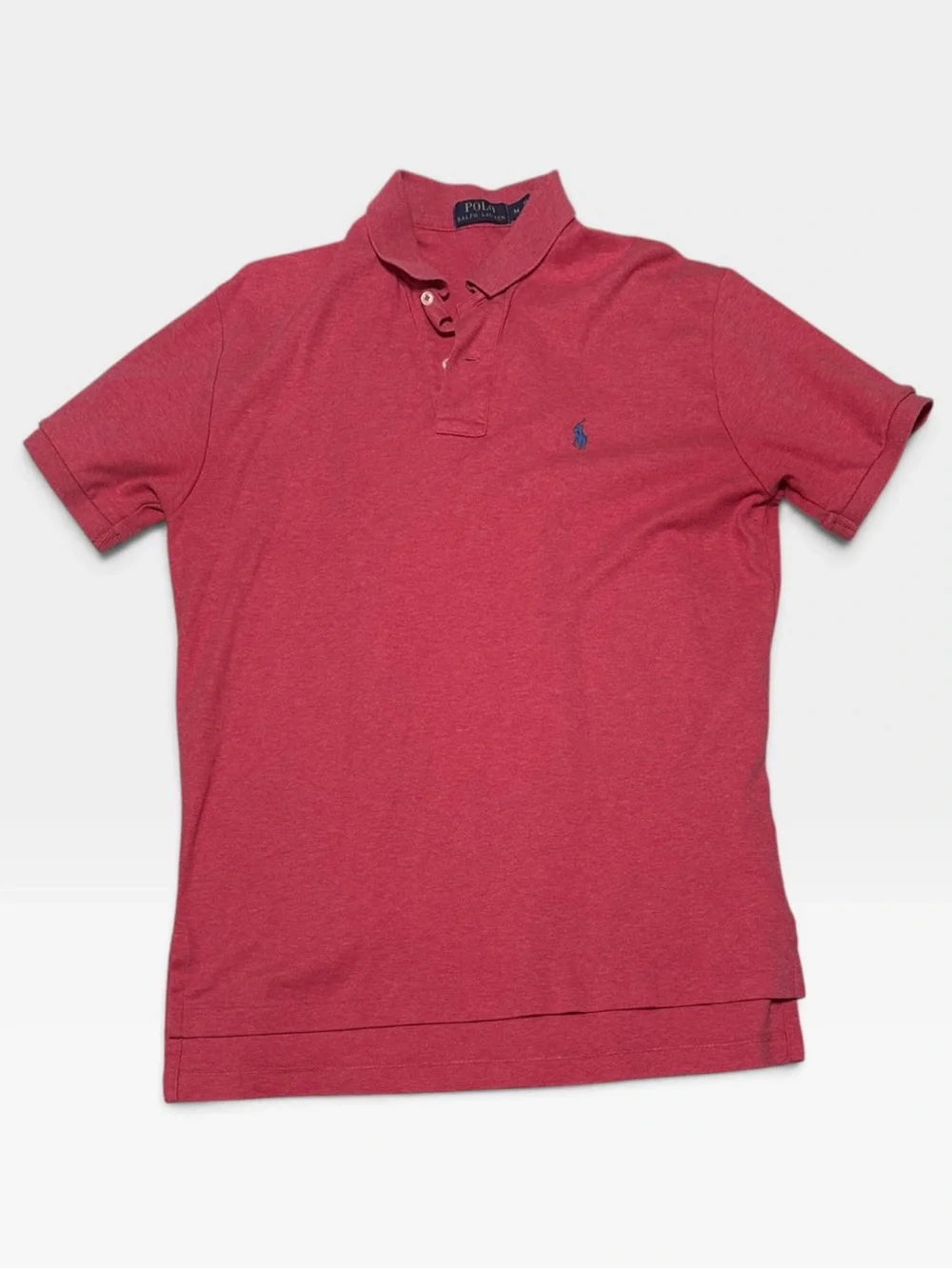 Polo by Ralph Lauren Heathered Raspberry Short-Sleeve Polo